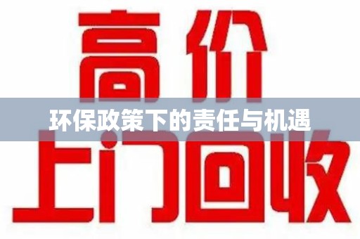 青岛环保政策下的责任与机遇